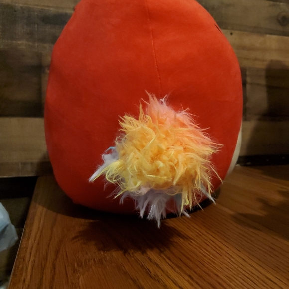 Squishmallow 14" Paco the Parrot Soft Red Plush Kellytoy Rainbow Fuzzy Wings NWT - Picture 3 of 10
